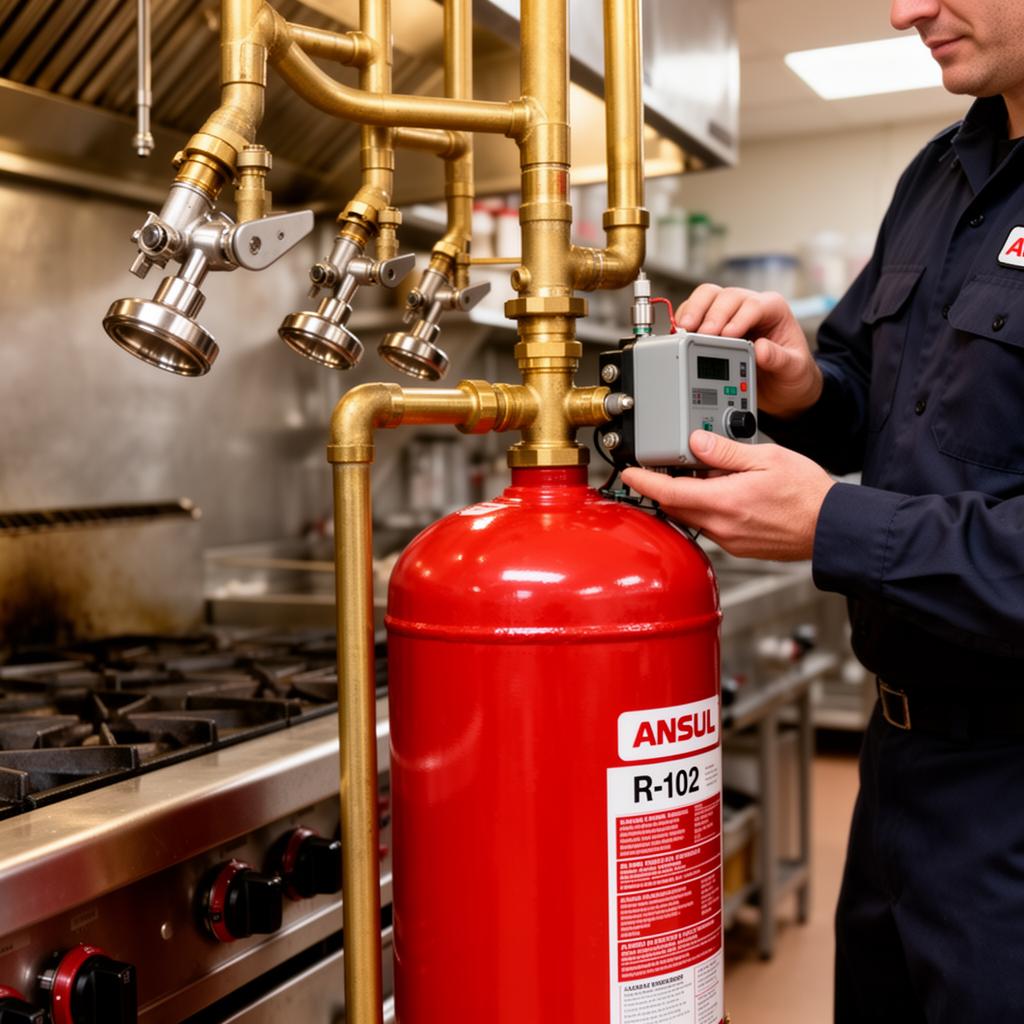 Ansul System Service — commercial kitchen service