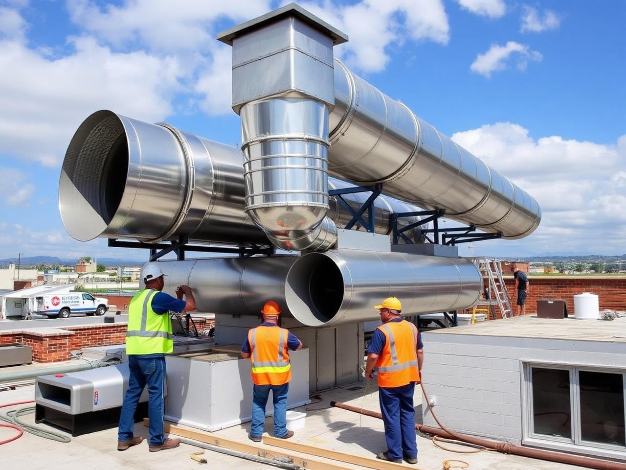 Commercial Exhaust Installation — commercial kitchen service