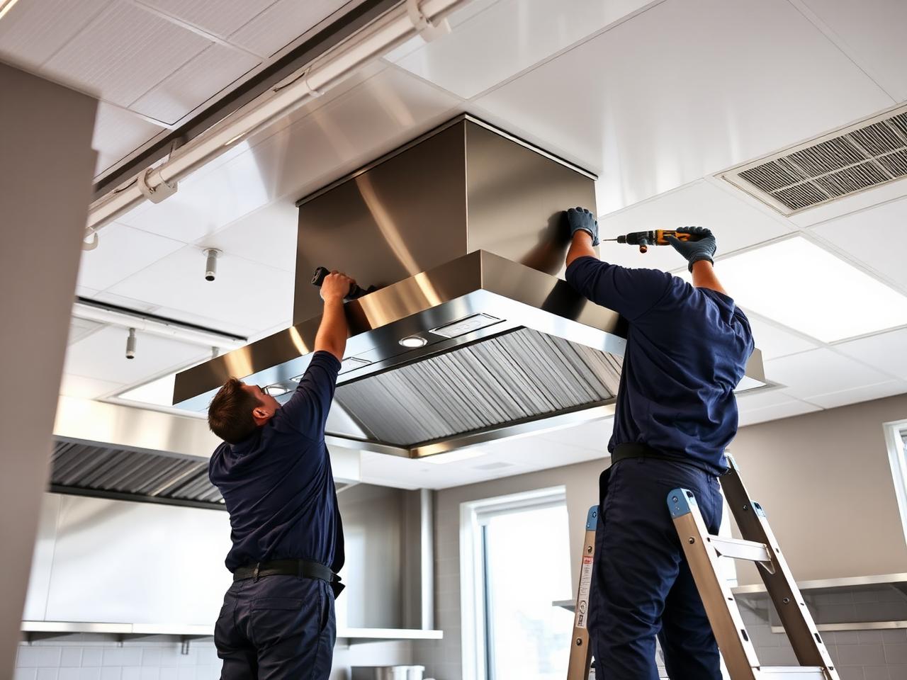 Kitchen Hood Installation — commercial kitchen service